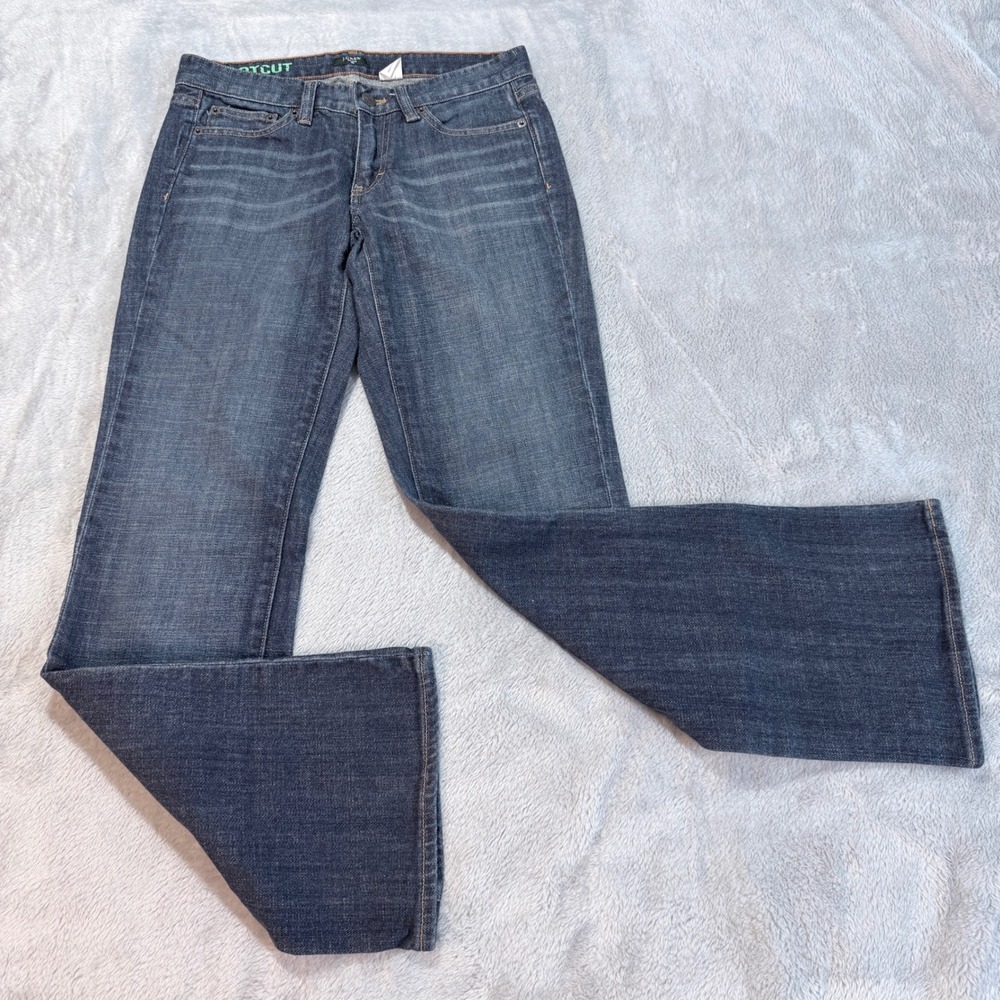 J Crew Bootcut‎ Stretch Jeans Dark Wash Women's Size 26S 26 short